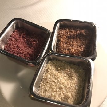 Quivira Steakhouse - Wine salt, balsamic salt, curry salt - Steakhouses Near Me - Cabo San Lucas, BCS Quivira Steakhouse - Wine salt, balsamic salt, curry salt - Steakhouses Near Me - Cabo San Lucas, BCS