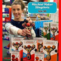 CR Toys - Make some classic summer memories with our Mischief Maker Slingshots! Handmade from real wood and designed for safe fun,...