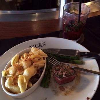 Nick's San Clemente - It was so good i forgot to take a pic. But here is half of the filet mignon and a side of bomb mac and cheese :) - American Near Me - San Clemente, California Nick's San Clemente - It was so good i forgot to take a pic. But here is half of the filet mignon and a side of bomb mac and cheese :) - American Near Me - San Clemente, California