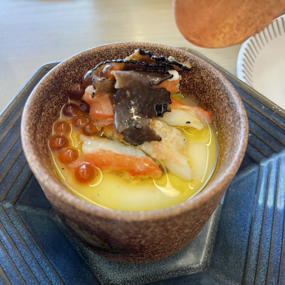 Akami Sushi - Chanwamushi w/king crab - needs more crabs lol - Sushi Bars Near Me - Arcadia, California Akami Sushi - Chanwamushi w/king crab - needs more crabs lol - Sushi Bars Near Me - Arcadia, California