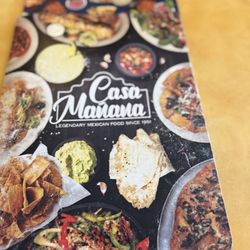 Casa Manana - Menu