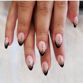 Stella Nails and Spa - UVGel New Set Extensions with Design - Nail Salons Near Me - Mahwah, New Jersey Stella Nails and Spa - UVGel New Set Extensions with Design - Nail Salons Near Me - Mahwah, New Jersey