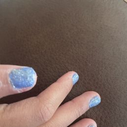 Nails done at Lish Nails