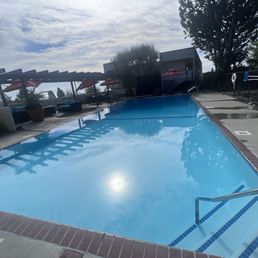 Commercial lap pool in an Apartment complex