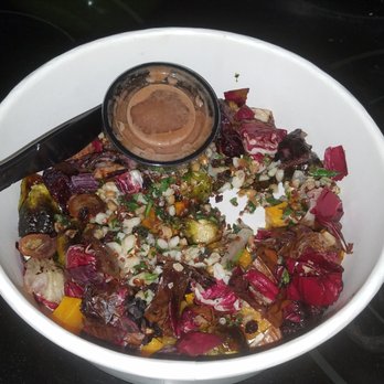 Flower Child - The winter grain and Brussels salad-this is before I had a bite. - New American Near Me - Phoenix, Arizona