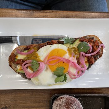 2 Birds Coffee - Chorizo toast. - Coffee & Tea Near Me - Miramar Beach, Florida 2 Birds Coffee - Chorizo toast. - Coffee & Tea Near Me - Miramar Beach, Florida