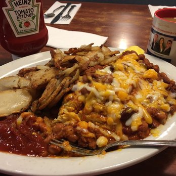 Corky's Kitchen & Bakery - Chili cheese omelette and home fried potatoes. - American Near Me - Ladera Ranch, California Corky's Kitchen & Bakery - Chili cheese omelette and home fried potatoes. - American Near Me - Ladera Ranch, California