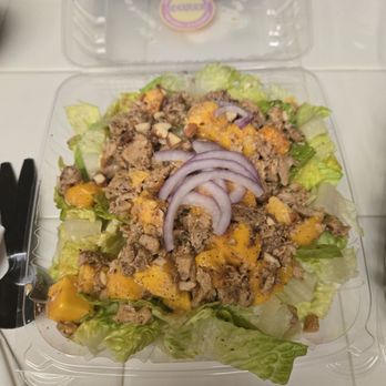 Focaccia - The Jerk Chicken Mango salad - Sandwiches Near Me - Fresno, California Focaccia - The Jerk Chicken Mango salad - Sandwiches Near Me - Fresno, California
