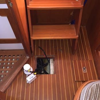 KrewCo - Forward bilge pump install - Electronics Repair Near Me - Corte Madera, California KrewCo - Forward bilge pump install - Electronics Repair Near Me - Corte Madera, California