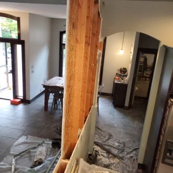 Top Priority Home Services - 3/4 wall cut to half wall - General Contractors Near Me - Niles, Michigan Top Priority Home Services - 3/4 wall cut to half wall - General Contractors Near Me - Niles, Michigan