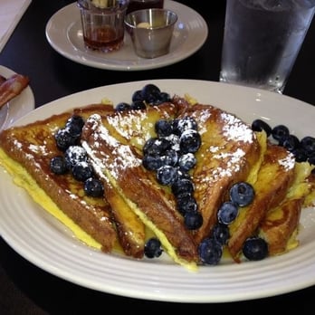 Stacked - Blueberry french toast, so good!!!! - Breakfast & Brunch Near Me - Oak Lawn, Illinois