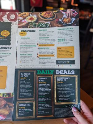 Menu photo 4 East Side Mario's Toronto, ON
