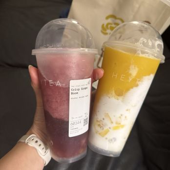 Hey Tea - Grape and coconut mango boom - Bubble Tea Near Me - Irvine, California