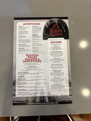 Menu photo 2 The Works Pizza Covington, KY Menu photo 2 The Works Pizza Covington, KY