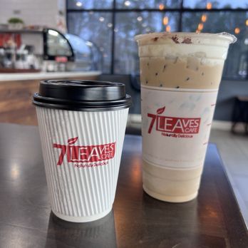 7 Leaves Cafe - Duluth - Taro Milk Tea Hot & House Coffee - Coffee & Tea Near Me - Duluth, Georgia