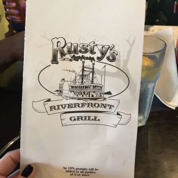 Rusty's Riverfront Grill - Great menu! Something for everyone. - Seafood Near Me - Vicksburg, Mississippi Rusty's Riverfront Grill - Great menu! Something for everyone. - Seafood Near Me - Vicksburg, Mississippi