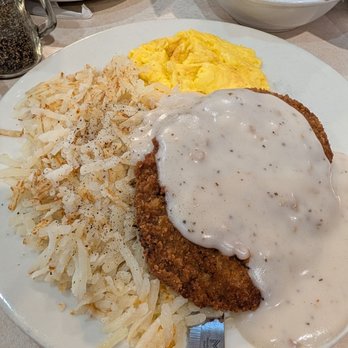 Lux Cafe - Country fried steak with pancakes $15 - Breakfast & Brunch Near Me - Battle Creek, Michigan Lux Cafe - Country fried steak with pancakes $15 - Breakfast & Brunch Near Me - Battle Creek, Michigan