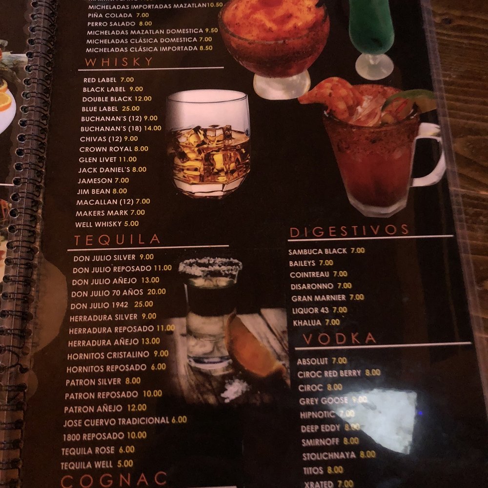 La Cabaña Sinaloense - the menu - Seafood Near Me - Pharr, Texas La Cabaña Sinaloense - the menu - Seafood Near Me - Pharr, Texas