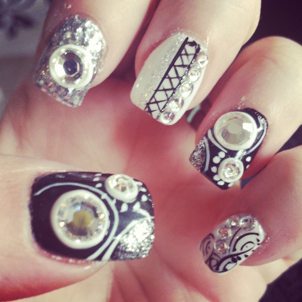 Fusion Nails - These are the nails I had last time I was here. Back for Christmas Nails :-) - Hair Salons Near Me - Prospect, SA