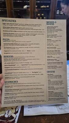 Menu photo 1 Spar Café Olympia, WA Menu photo 1 Spar Café Olympia, WA