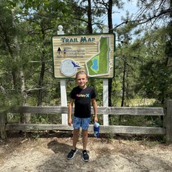Egg Harbor Township Nature Reserve - Beginning trail map