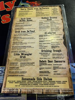 Menu photo 2 Billy B's Groesbeck, TX Menu photo 2 Billy B's Groesbeck, TX