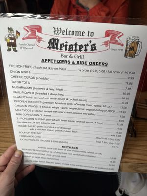 Menu photo 2 Meister Bar & Grill Stillwater, MN