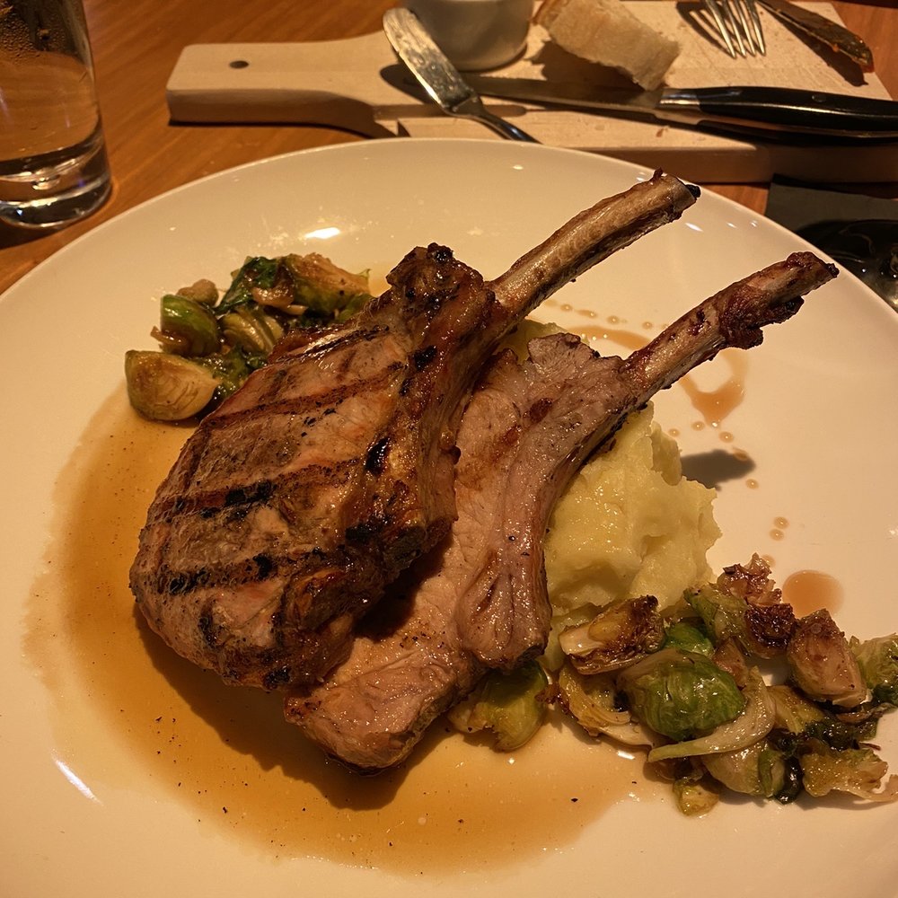 The Geneva Inn - Double cut pork chops. - Hotels Near Me - Lake Geneva, Wisconsin The Geneva Inn - Double cut pork chops. - Hotels Near Me - Lake Geneva, Wisconsin