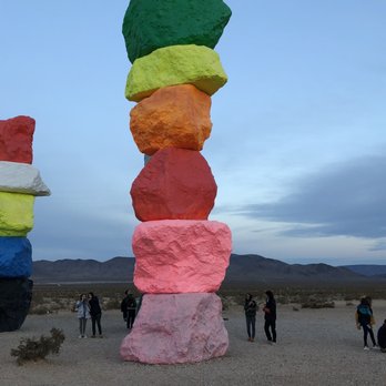 Seven Magic Mountains - Public Art Near Me - Las Vegas, Nevada