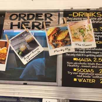 Zema - a menu on a food truck - Food Trucks Near Me - Los Angeles, California Zema - a menu on a food truck - Food Trucks Near Me - Los Angeles, California