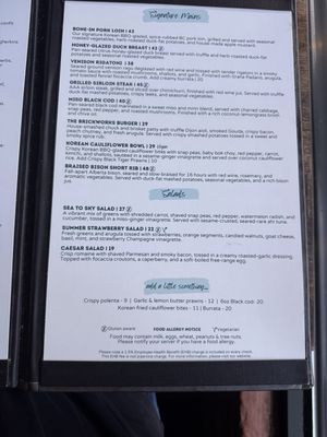 Menu photo 4 The Brickworks Whistler, BC Menu photo 4 The Brickworks Whistler, BC