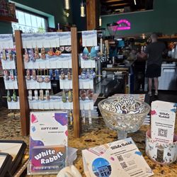 White Rabbit Gifts - They have gift cards and fun jewelry!