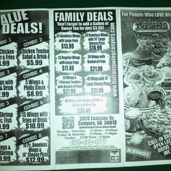 Hotlanta Wings - a menu for a family deal - Chicken Wings Near Me - Conyers, Georgia Hotlanta Wings - a menu for a family deal - Chicken Wings Near Me - Conyers, Georgia