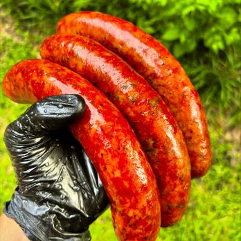 Heffernan BBQ - Mild, Jalapeño Cheese, and French Onion Sausage - Barbeque Near Me - Cypress, Texas Heffernan BBQ - Mild, Jalapeño Cheese, and French Onion Sausage - Barbeque Near Me - Cypress, Texas