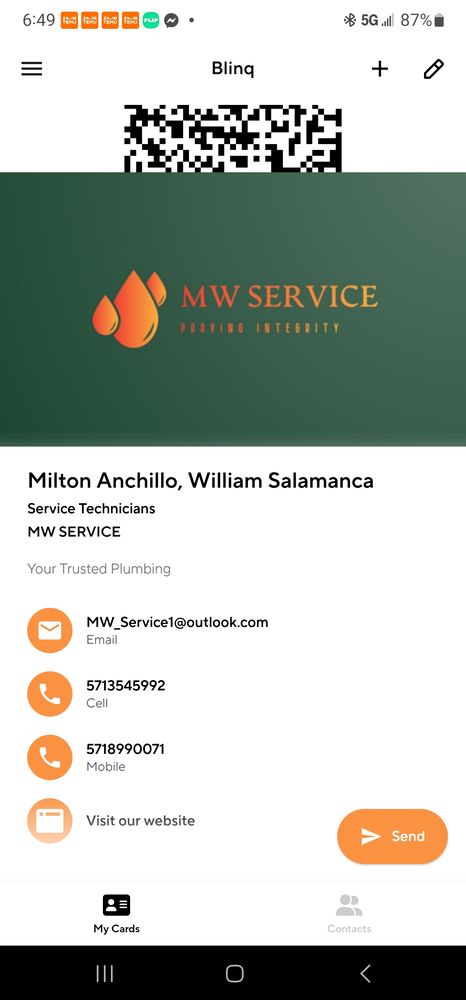 Slide of MW Service