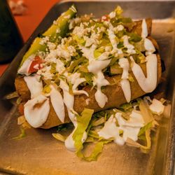 Taqueria Milear - August 24, 2024; Flautas ($11.50).