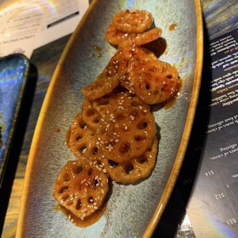 Tajhouse Uptown - Honey Chilli Lotus Stem - Indian Near Me - Charlotte, North Carolina Tajhouse Uptown - Honey Chilli Lotus Stem - Indian Near Me - Charlotte, North Carolina