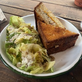 Emile’s Cafe - Tuna melt with Cesar side salad - Cafes Near Me - West Sacramento, California
