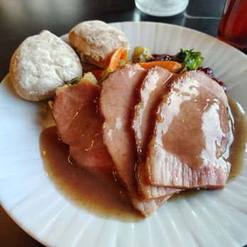 Vermillion 45 - Thanksgiving Dinner  It had ham, veggies, and dessert. - French Near Me - Kanab, Utah