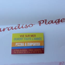 Paradiso Plage - Carte de visite