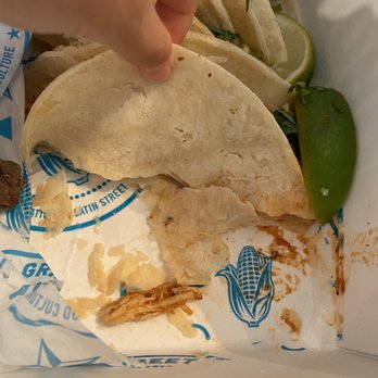 Sabor Latin Street Grill - Davidson - Soggy broken tacos for pick up order. Only means they were made too early and not according to the pick up time. - Latin American Near Me - Davidson, North Carolina Sabor Latin Street Grill - Davidson - Soggy broken tacos for pick up order. Only means they were made too early and not according to the pick up time. - Latin American Near Me - Davidson, North Carolina