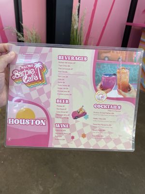 Menu photo 1 Malibu Barbie Cafe Houston, TX Menu photo 1 Malibu Barbie Cafe Houston, TX