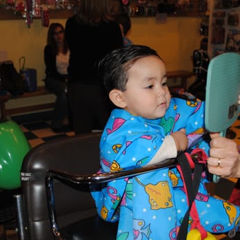 Little Kuts - 1 year birthday haircut! He approved very much! - Kids Hair Salons Near Me - Pasadena, California Little Kuts - 1 year birthday haircut! He approved very much! - Kids Hair Salons Near Me - Pasadena, California