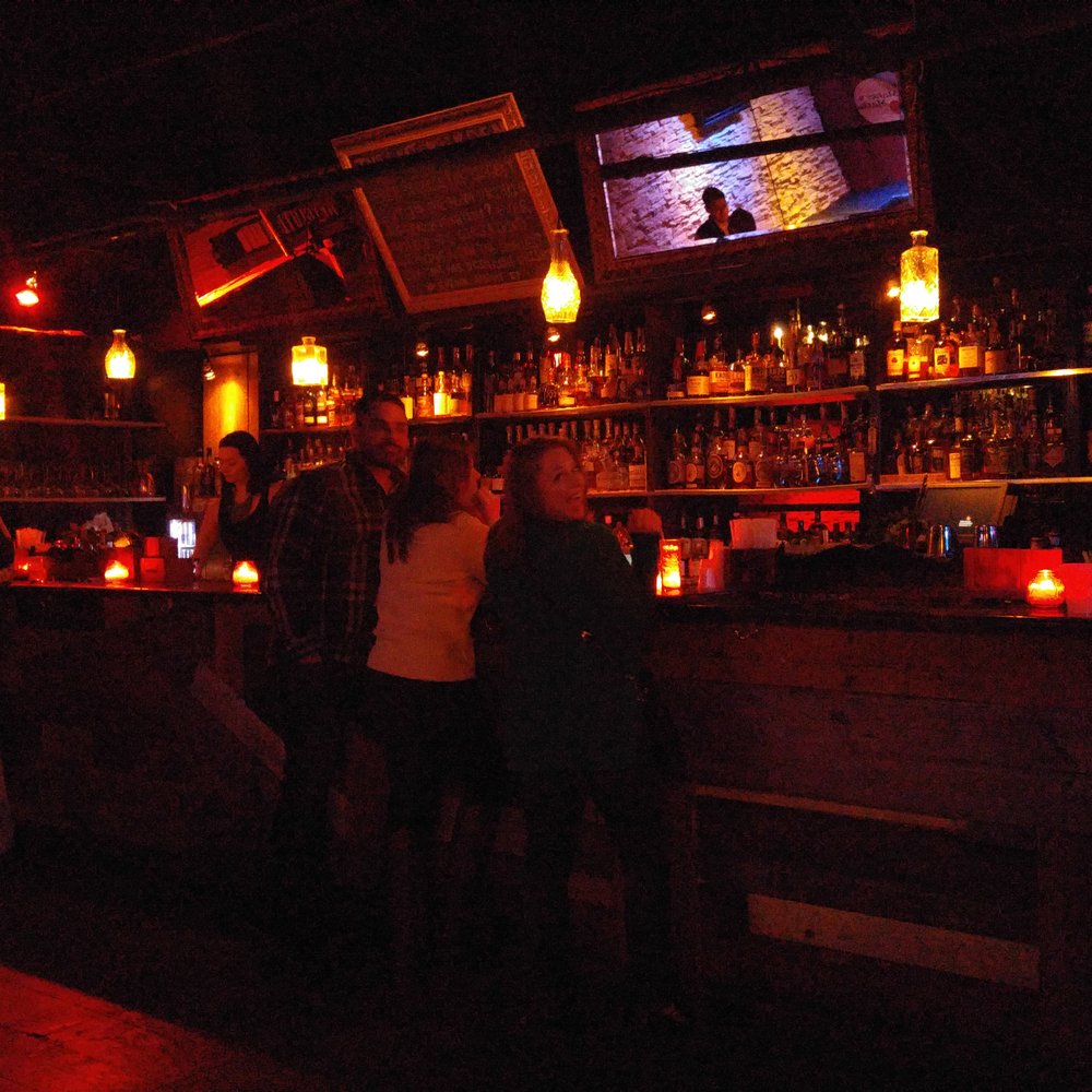 Stache Drinking Den  - Whiskey Den bar upstairs - Whiskey Bars Near Me - Fort Lauderdale, Florida