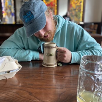 Gemüt Biergarten - Me and the day I got the mug club in my signature mug - Beer Gardens Near Me - Columbus, Ohio