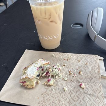 Peet's Coffee - Mixed Berry Scone & Black Iced Tea with almond milk - Coffee & Tea Near Me - San Diego, California Peet's Coffee - Mixed Berry Scone & Black Iced Tea with almond milk - Coffee & Tea Near Me - San Diego, California