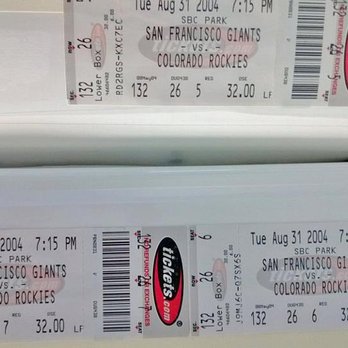 Oracle Park - I scrapbook my tickets, this was when it was SBC Park! - Stadiums & Arenas Near Me - San Francisco, California Oracle Park - I scrapbook my tickets, this was when it was SBC Park! - Stadiums & Arenas Near Me - San Francisco, California