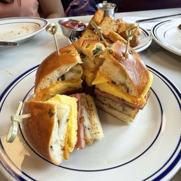 The big trouble breakfast sandwich The big trouble breakfast sandwich