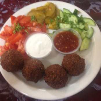 Bilad Restaurant & Bakery - Falafel Platter ( minus 1 because I couldn't help myself). - Mediterranean Near Me - Richardson, Texas Bilad Restaurant & Bakery - Falafel Platter ( minus 1 because I couldn't help myself). - Mediterranean Near Me - Richardson, Texas