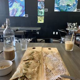 The Argentinian Crepe and The PB&J Crepe The Argentinian Crepe and The PB&J Crepe